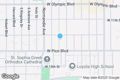 Map image of the property - 1216 Fedora St