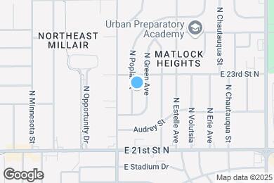 Map image of the property - 2338 N Poplar St