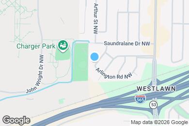 Map image of the property - 4311 Arlington Rd NW