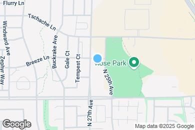 Map image of the property - 1595 N 25th Ave