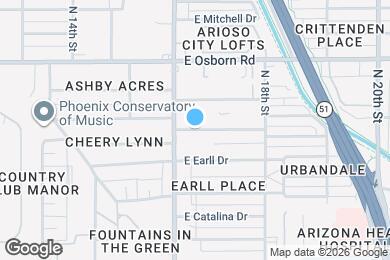 Map image of the property - 1645 E Cheery Lynn Rd