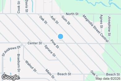 Map image of the property - 1221 Oak St