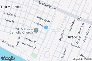 Map image of the property - 716 Delery St