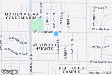 Map image of the property - 7320 N 17th Ave