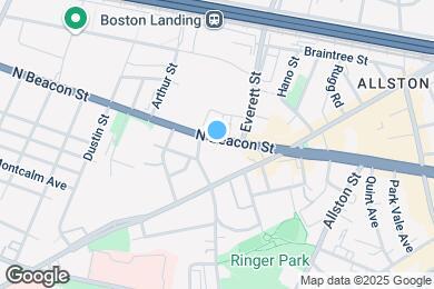 Map image of the property - 48 North Beacon St