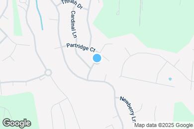 Map image of the property - 1108 Bob White Ln