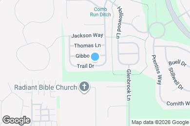 Map image of the property - 9762 Trail Dr