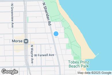 Map image of the property - 6967 N Sheridan Rd