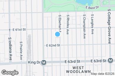 Map image of the property - 6132 S Eberhart Ave