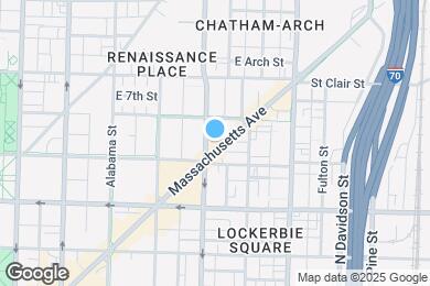 Map image of the property - 615 N East St