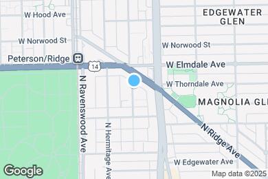 Map image of the property - 5951 N Paulina St