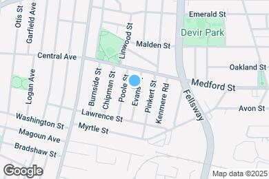 Map image of the property - 72 Evans St