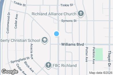 Map image of the property - 1307 Wright Ave