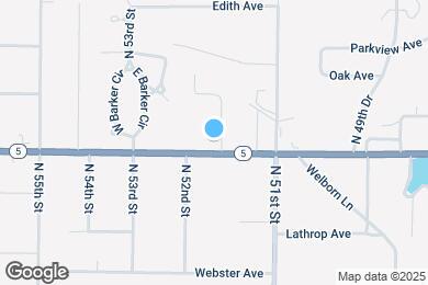 Map image of the property - 3112 N 51st Terrace