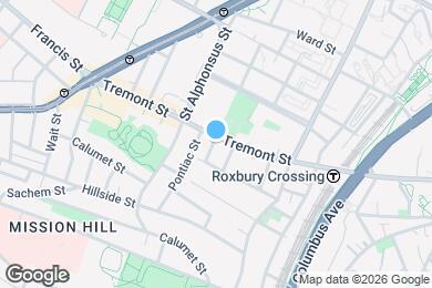 Map image of the property - 1526 Tremont St