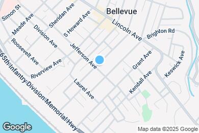 Map image of the property - 107 S Euclid Ave