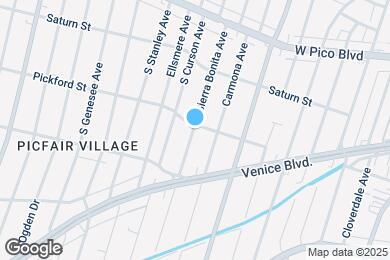 Map image of the property - 1602 S Sierra Bonita Ave