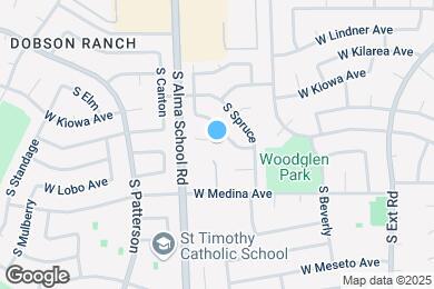 Map image of the property - 1123 W Los Lagos Vista Cir