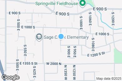 Map image of the property - 1077 W 850 S
