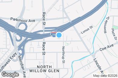 Map image of the property - 925 Paula St
