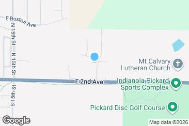 Map image of the property - 2011 E 1st Ave