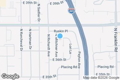 Map image of the property - 7531 Penway St