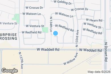 Map image of the property - 13984 N 134th Dr