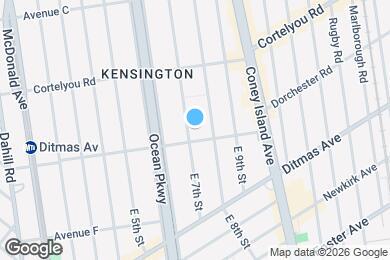 Map image of the property - 619 E 7th St