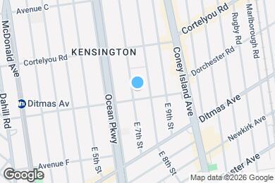 Map image of the property - 619 EAST 7 STREET