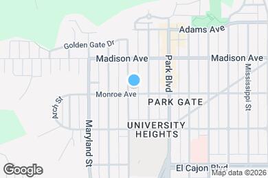 Map image of the property - 1618 Monroe Ave