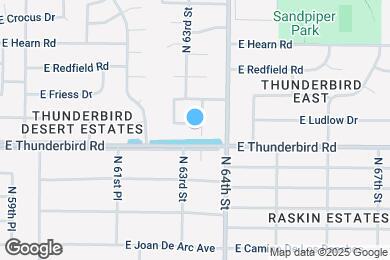 Map image of the property - 6309 E Ludlow Dr