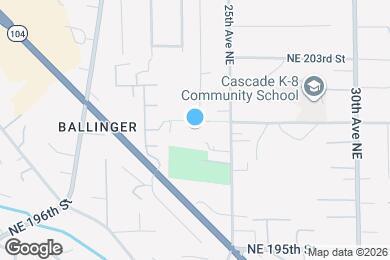 Map image of the property - 19853 25th Ave NE