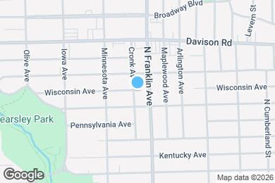 Map image of the property - 1522 Cronk Ave
