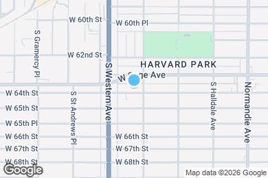 Map image of the property - 1715 W 64th St
