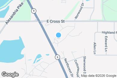 Map image of the property - Cross Lakes