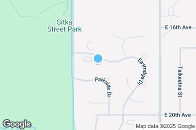 Map image of the property - 1660 Eastridge Dr