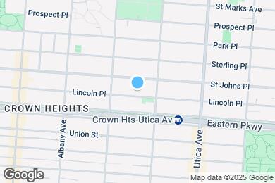 Map image of the property - 2 BR in Crown Heights!