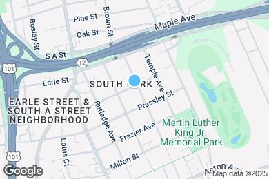 Map image of the property - 830 Ware Ave