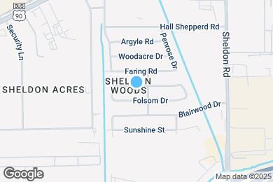 Map image of the property - 17006 Woodburn Dr