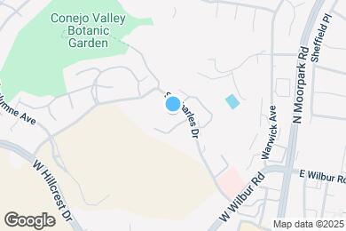 Map image of the property - Charter Oaks Apartments