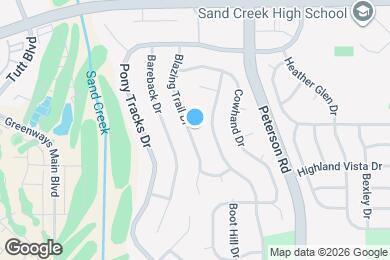 Map image of the property - 6910 Blazing Trail Dr