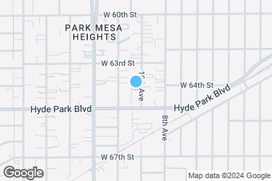 Map image of the property - 6407 10th Ave.