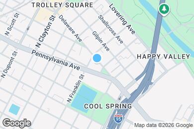 Map image of the property - 1206 Delaware Ave