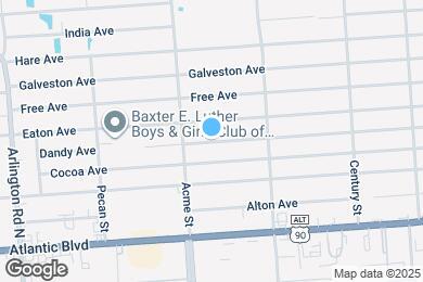 Map image of the property - 8141 Dandy Ave