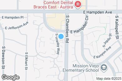 Map image of the property - 3662 S Granby Way