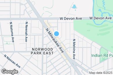Map image of the property - 6257 N Milwaukee Ave