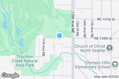 Map image of the property - 1217 NE 135th St