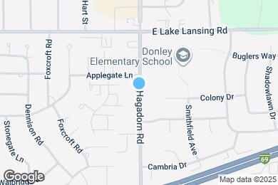 Map image of the property - 1645 N Hagadorn Rd
