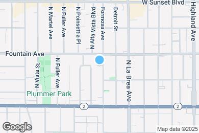 Map image of the property - 1231 N Formosa Ave