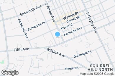 Map image of the property - 928 S Aiken Ave